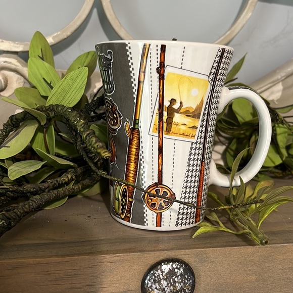 Fishing Fisherman Coffee Mug Cup Rods Reels - Picture 4 of 11